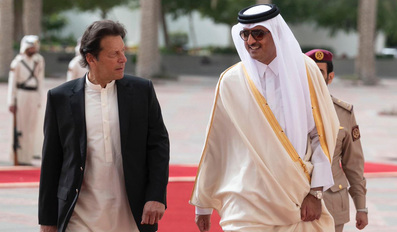 Qatar Amir with Pakistan President